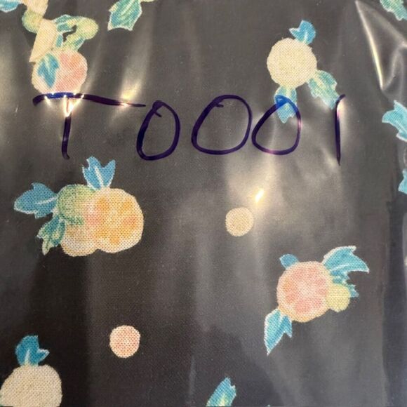 Free People Like A Lady Black Mini Dress Lemon Slice Tie Back Buttons Size XS - Picture 15 of 15